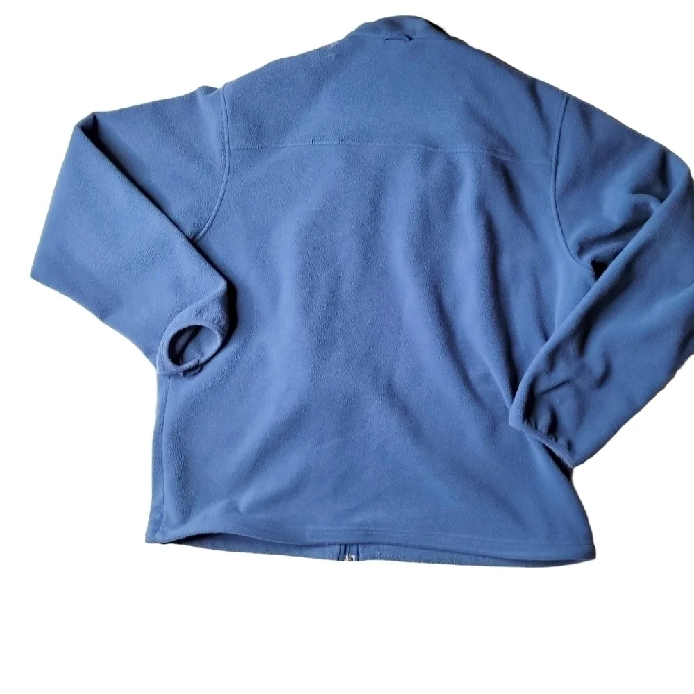 LL Bean Tall Blue Zip Up Fleece XL